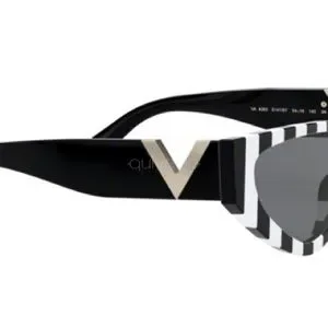 Valentino | Accessories | Valentino Black White Striped  display picture 2